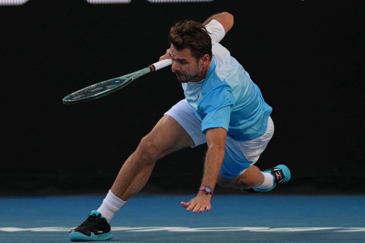 Wawrinka, 40, makes history in Australian Open after grueling 4 1/2-hour match