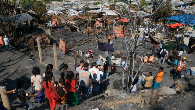 Bangladesh Cox's Bazar Fire