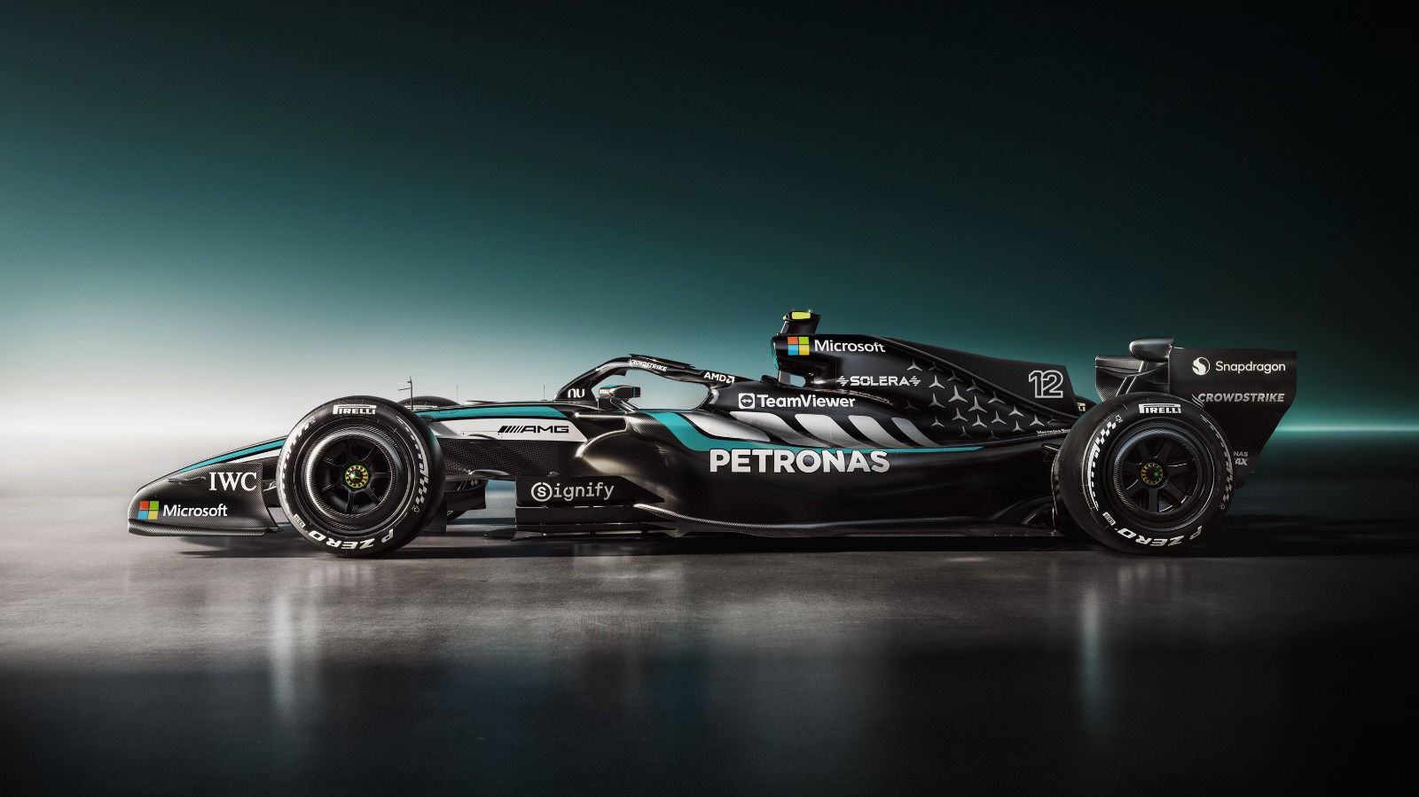 First images of striking Mercedes 2026 F1 car livery revealed ahead of pre-season test