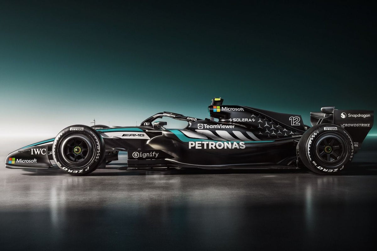 First images of striking Mercedes 2026 F1 car livery revealed ahead of pre-season test