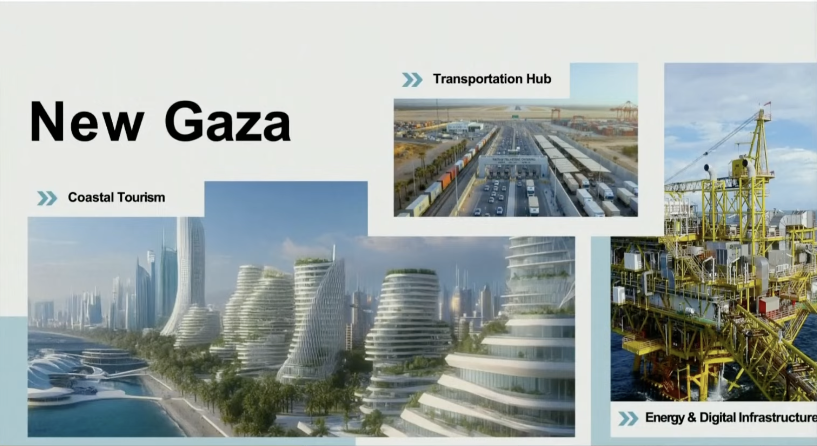 Trump releases bizarre plans for ‘new Gaza’ featuring luxury apartments and ‘coastal tourism’