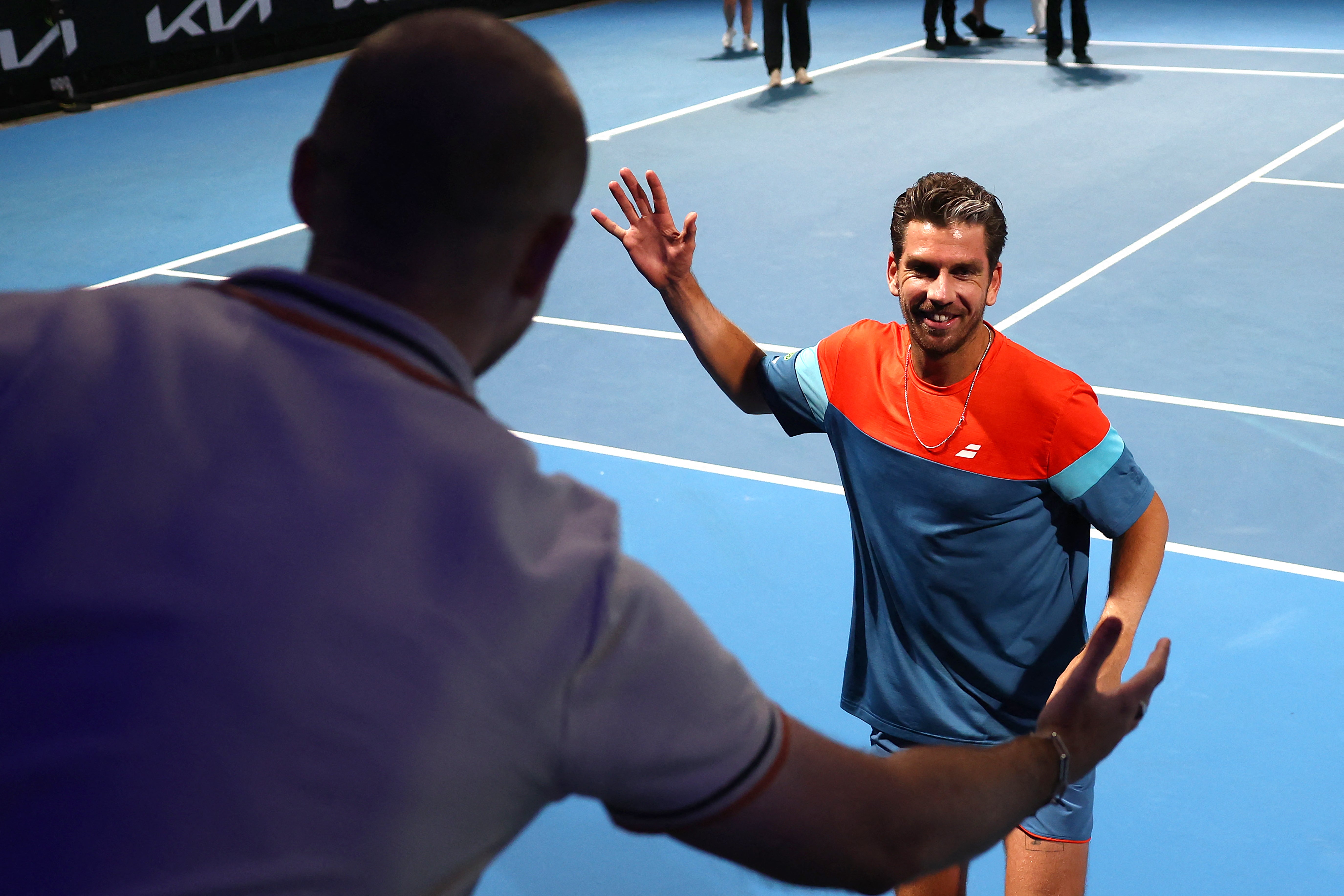 Cameron Norrie loved the rowdy atmosphere as he beat Emilio Nava to set up a clash with Alexander Zverev