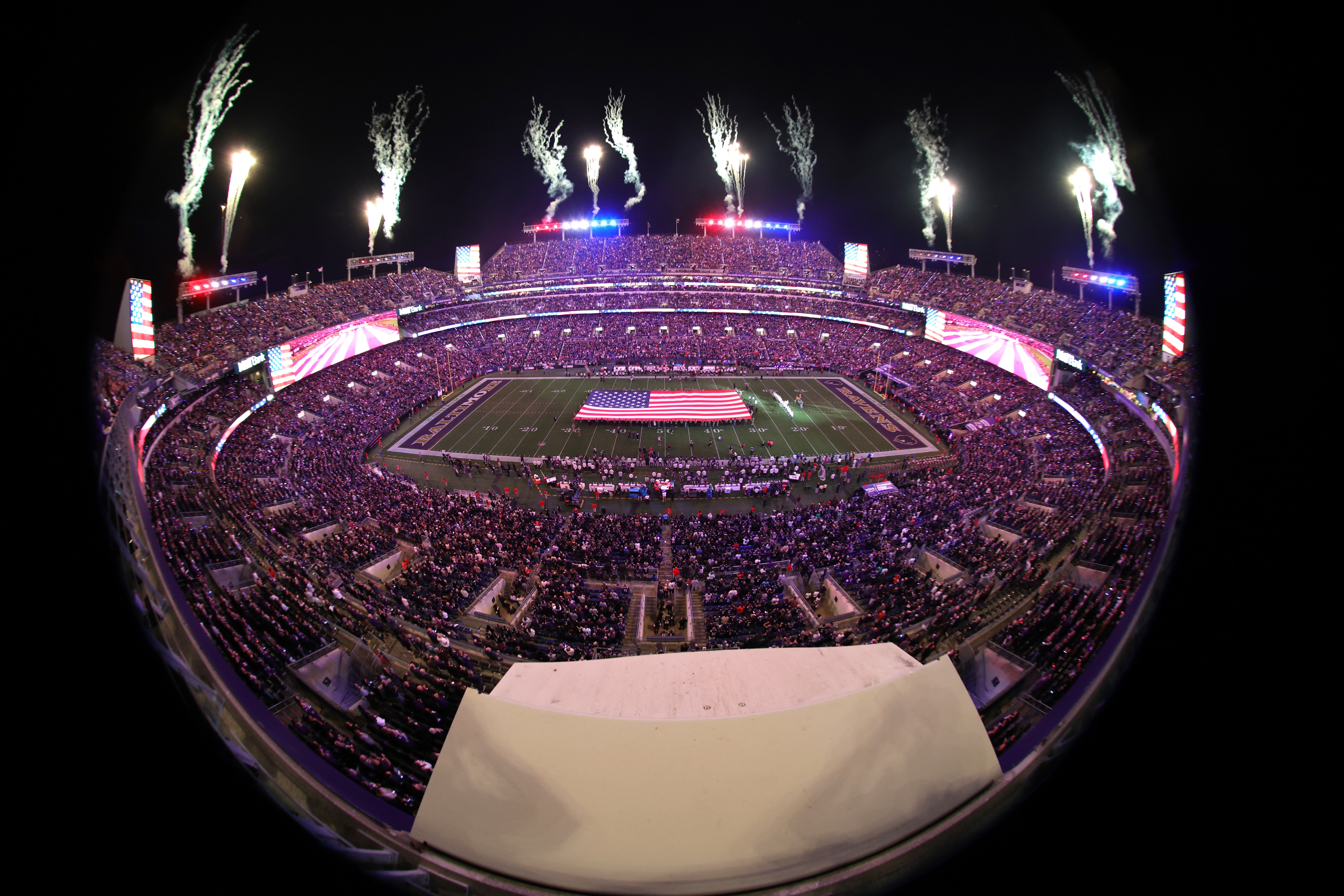 M&T Bank Stadium is the home of the Baltimore Ravens