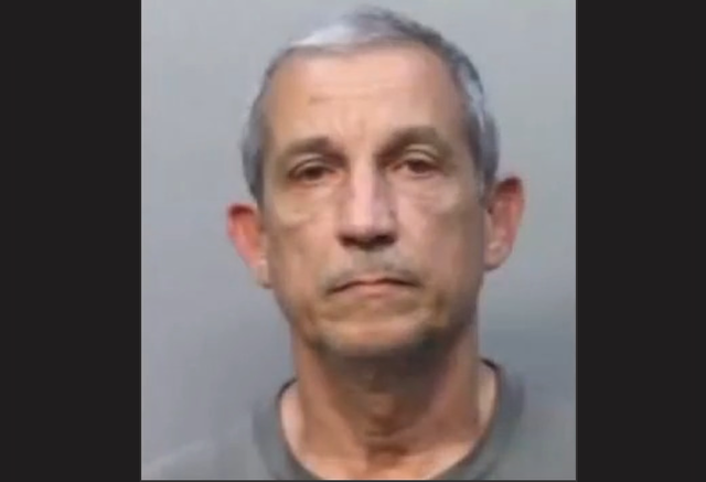 <p>Luis Felipe Lezcano, 63, was arrested in Florida for allegedly stealing thousands of dollars worth of items from retailers by exploiting their self-checkout kiosks</p>