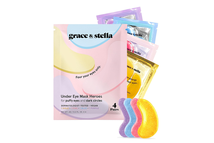 Best under-eye patches Indybest review Grace and Stella under eye gel patches multi-colour pack