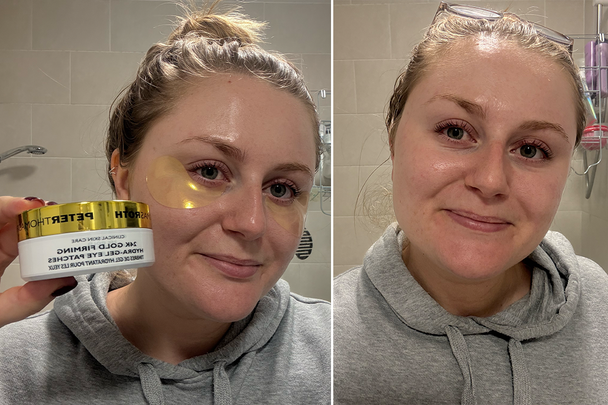 Best under eye patches Indybest review Peter Thomas Roth 24K gold pure luxury lift and firm hydra-gel eye patches