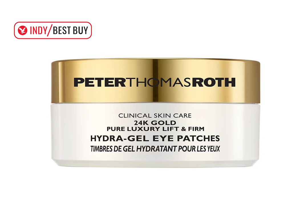 Best under eye patches Indybest review Peter Thomas Roth 24K gold pure luxury lift and firm hydra-gel eye patches