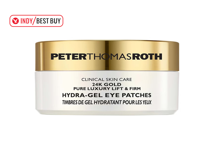 Best under eye patches Indybest review Peter Thomas Roth 24K gold pure luxury lift and firm hydra-gel eye patches