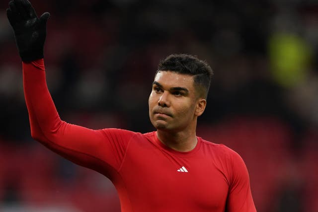 <p>Casemiro will say goodbye to Manchester United this summer</p>