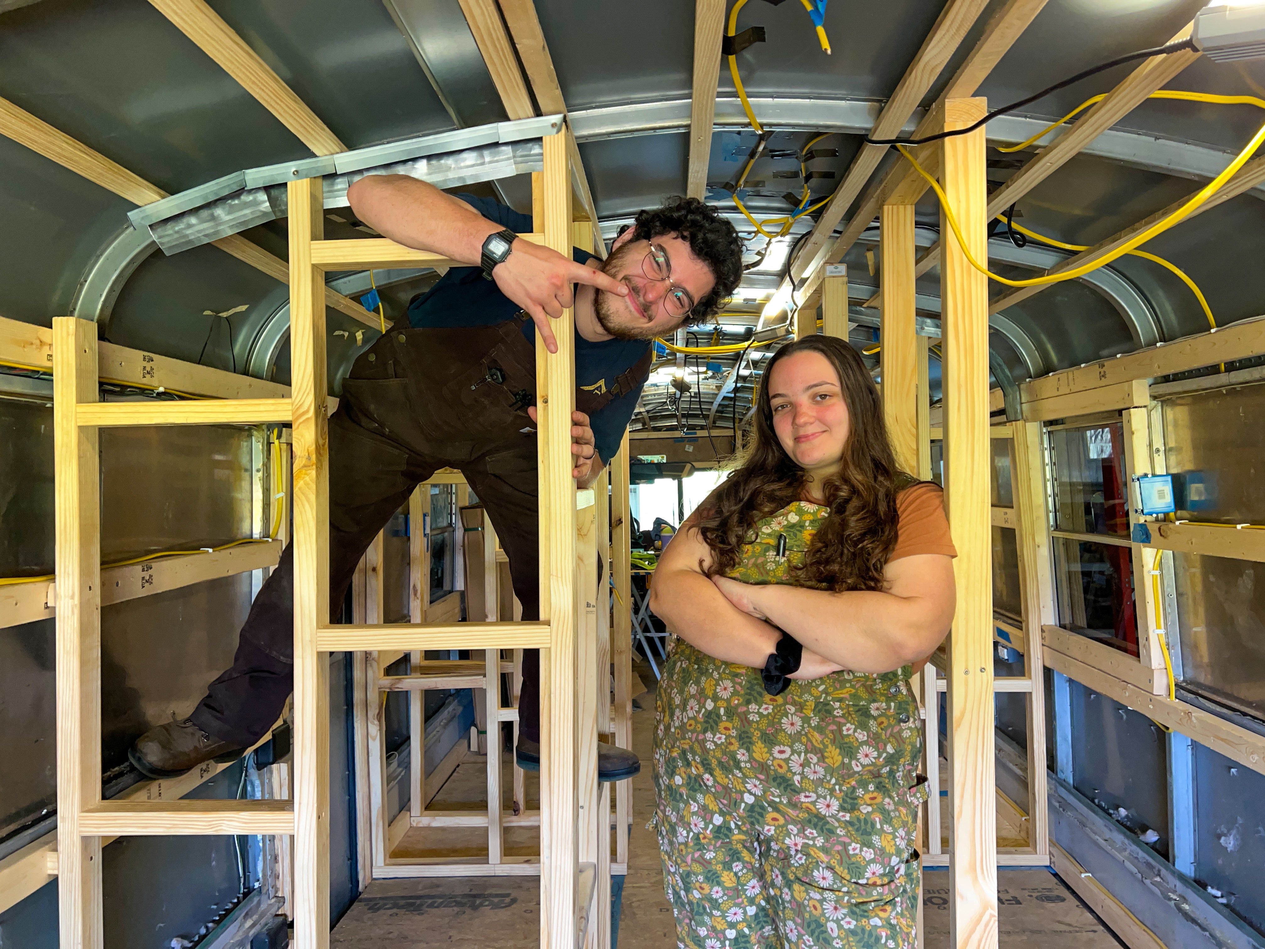 Meet the Americans trading brick-and-mortar homes for converted buses and the open road