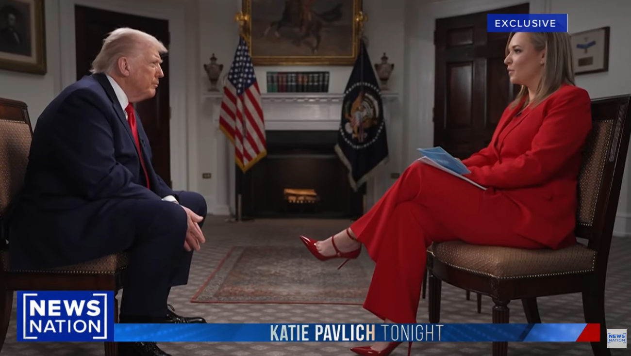 <p>Katie Pavlich aired an interview with Donald Trump on her second night as a NewsNation host — and it only drew 75,000 viewers.</p>