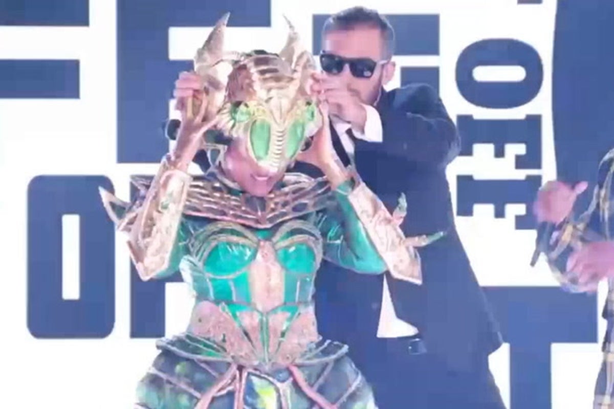 The Oscar-nominated actor unmasked as Scarab on The Masked Singer