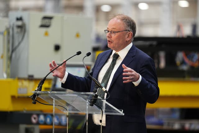 Babcock said David Lockwood will step down as its chief executive by the end of 2026 (Andrew Milligan/PA)