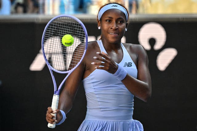 <p>Coco Gauff said her dad was not in her player's box due to struggling to control his courtside reactions</p>