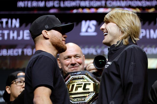 <p>Gaethje and Pimblett will face each other at UFC 324 on Saturday</p>