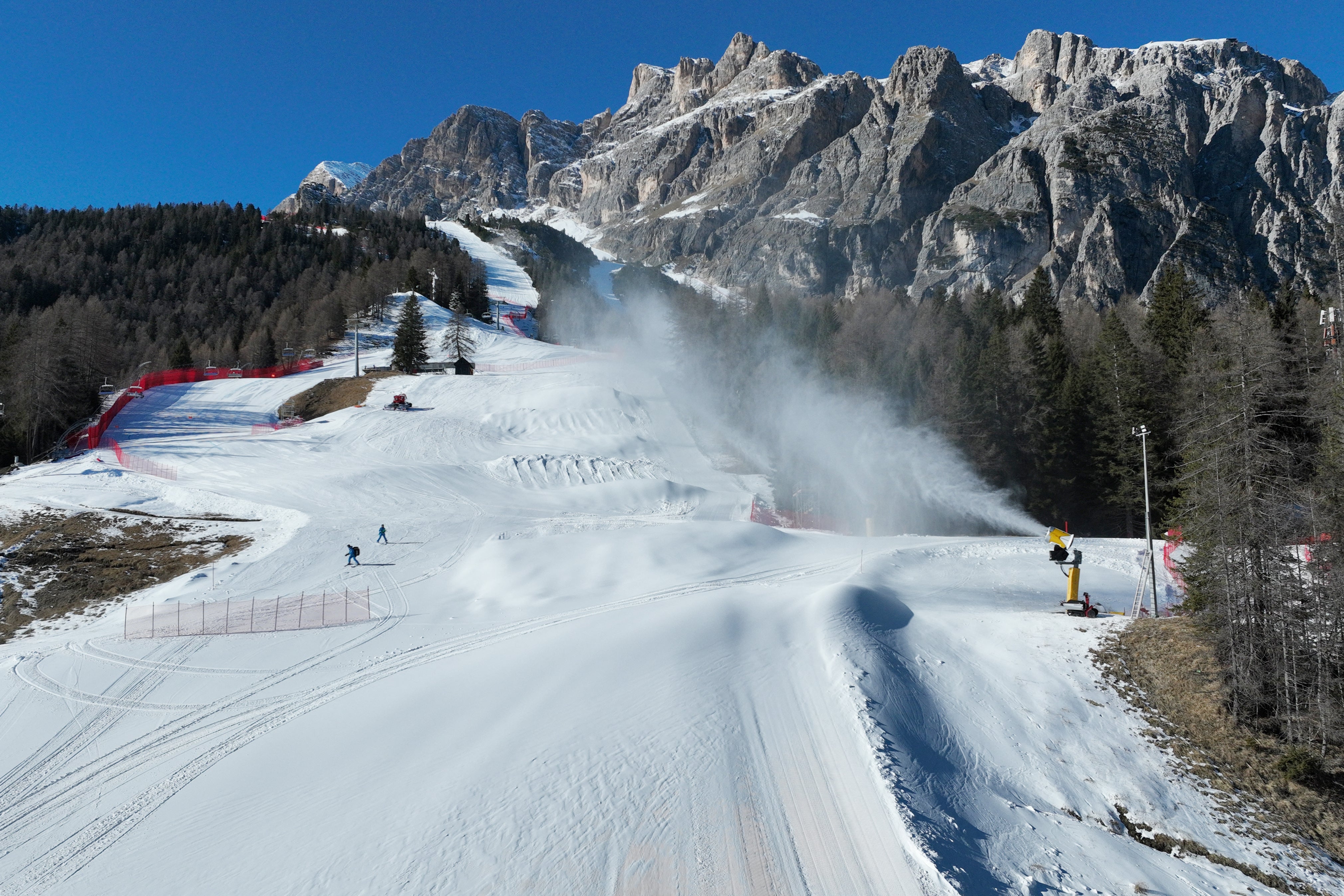 Italian snowmaking expert explains his role at Winter Olympics