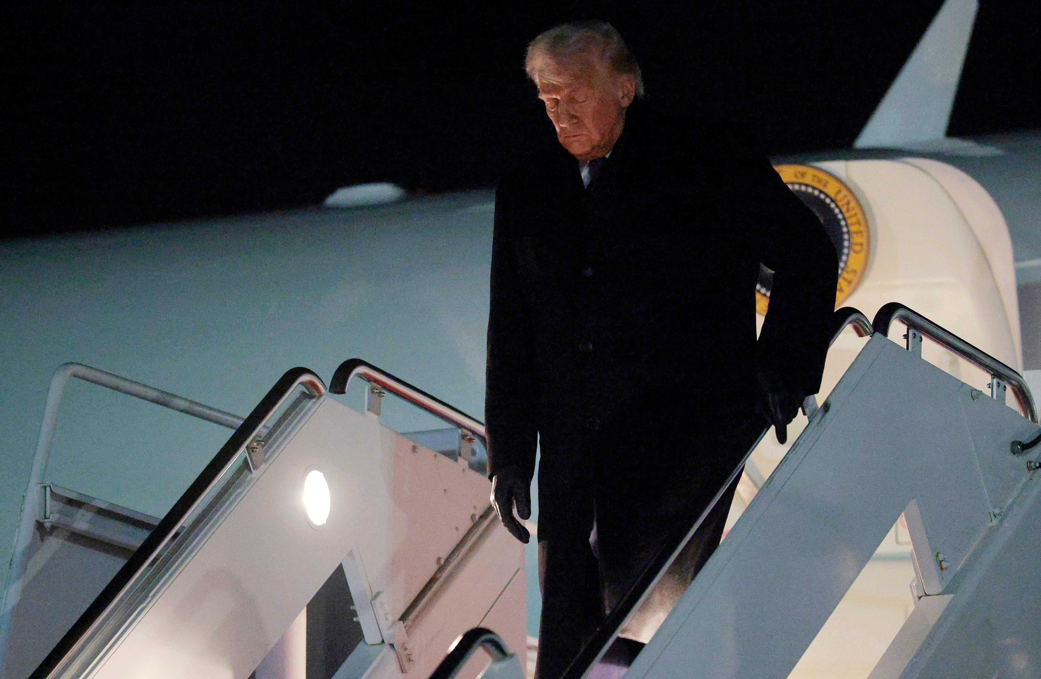 President Donald Trump said several states are expecting record cold temperatures this weekend