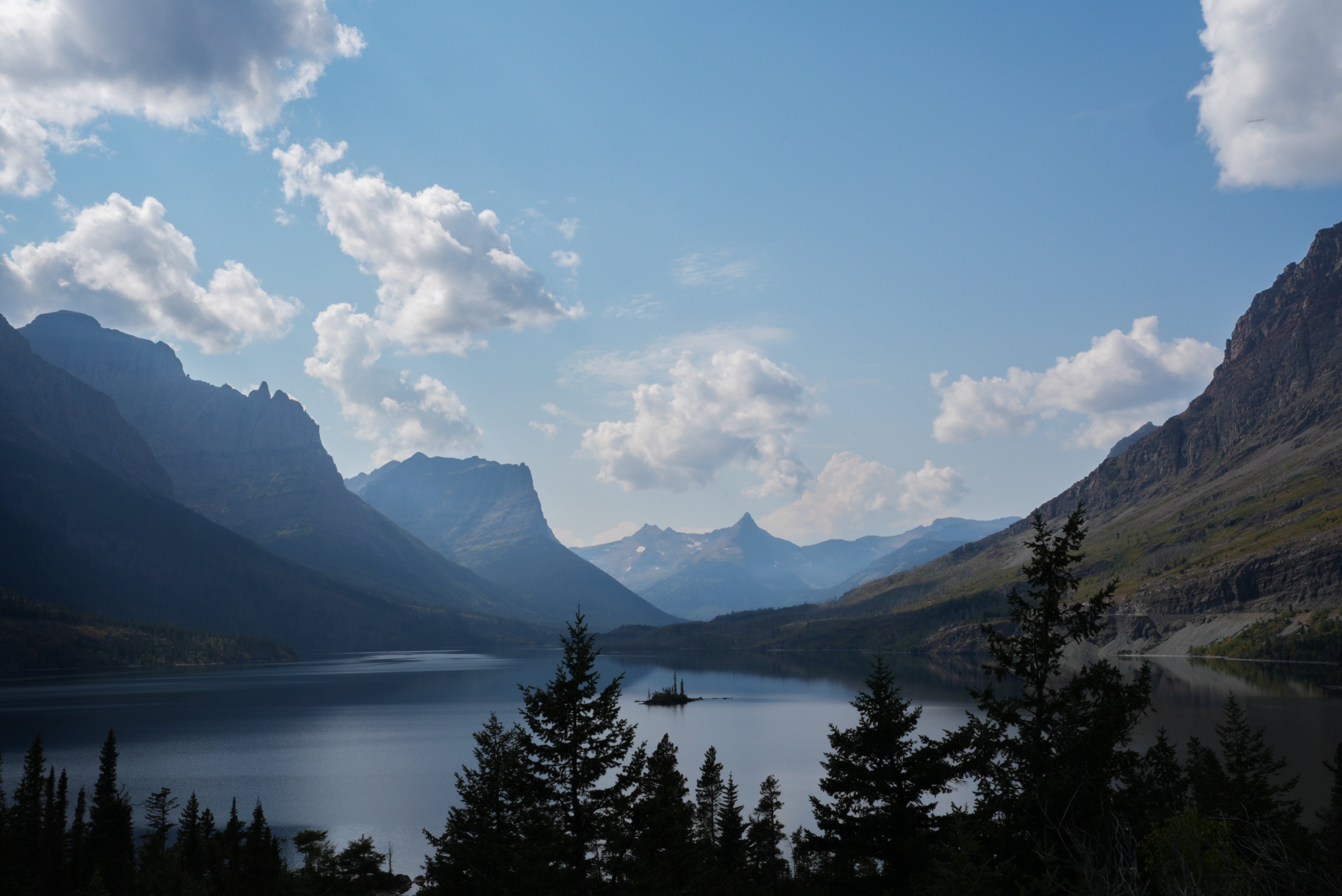 Views at Glacier National Park, which covers a million acres