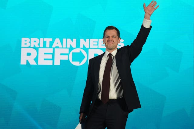 Robert Jenrick has shared what appear to be text messages from the Conservative chief whip in a war of words with his former party (Jacob King/PA)