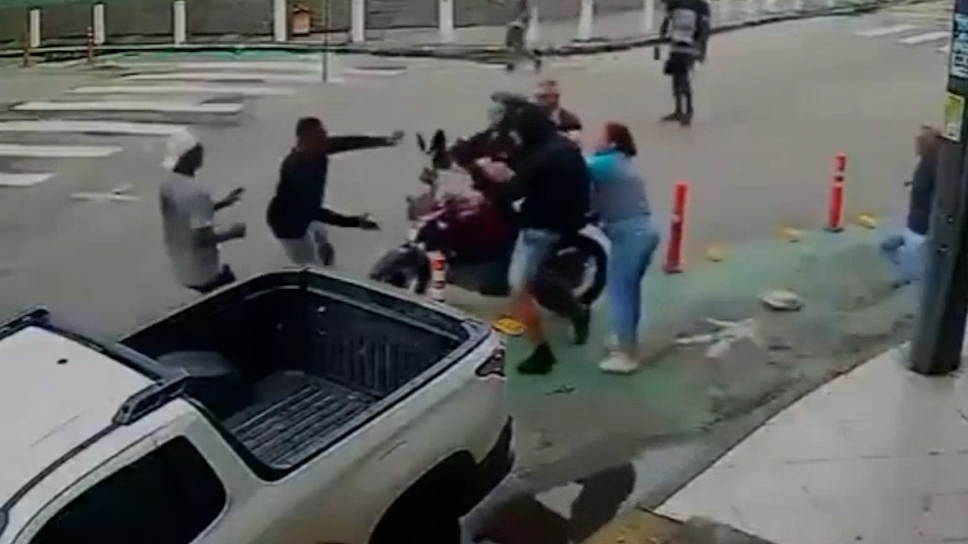 <p>Whole neighborhood comes out to beat up robber in Brazil</p>