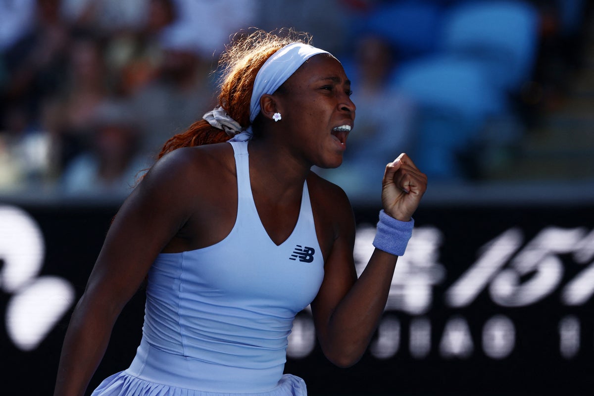 Coco Gauff battles back to win all-American clash at Australian Open