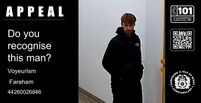 <p>Police investigating the incident in Fareham have now released a photograph of a man they are searching for as they appealed to the public for help</p>