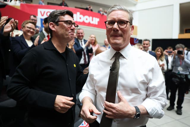 <p>Andy Burnham and Sir Keir Starmer</p>