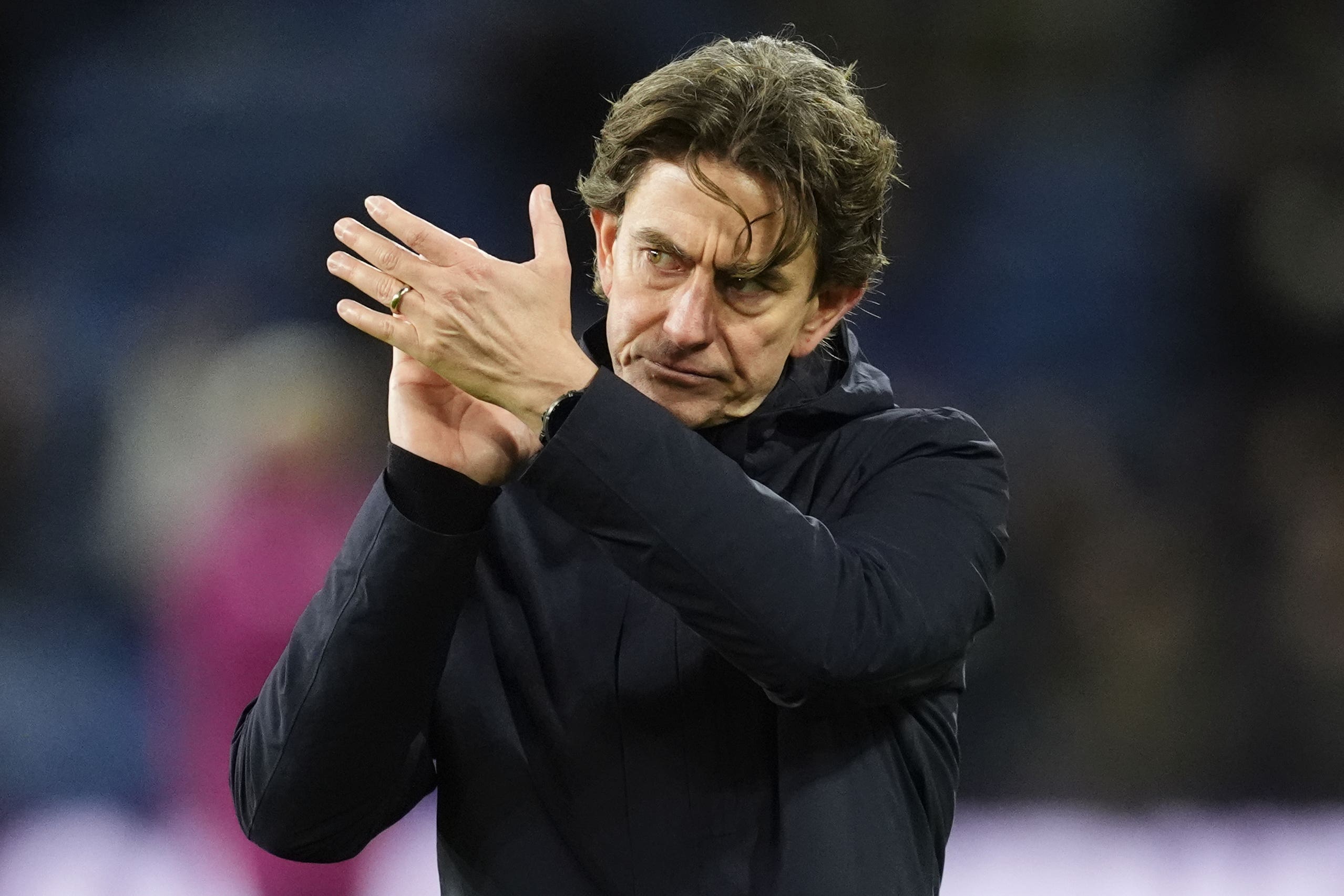 Thomas Frank says his Tottenham players are working hard (Nick Potts/PA)