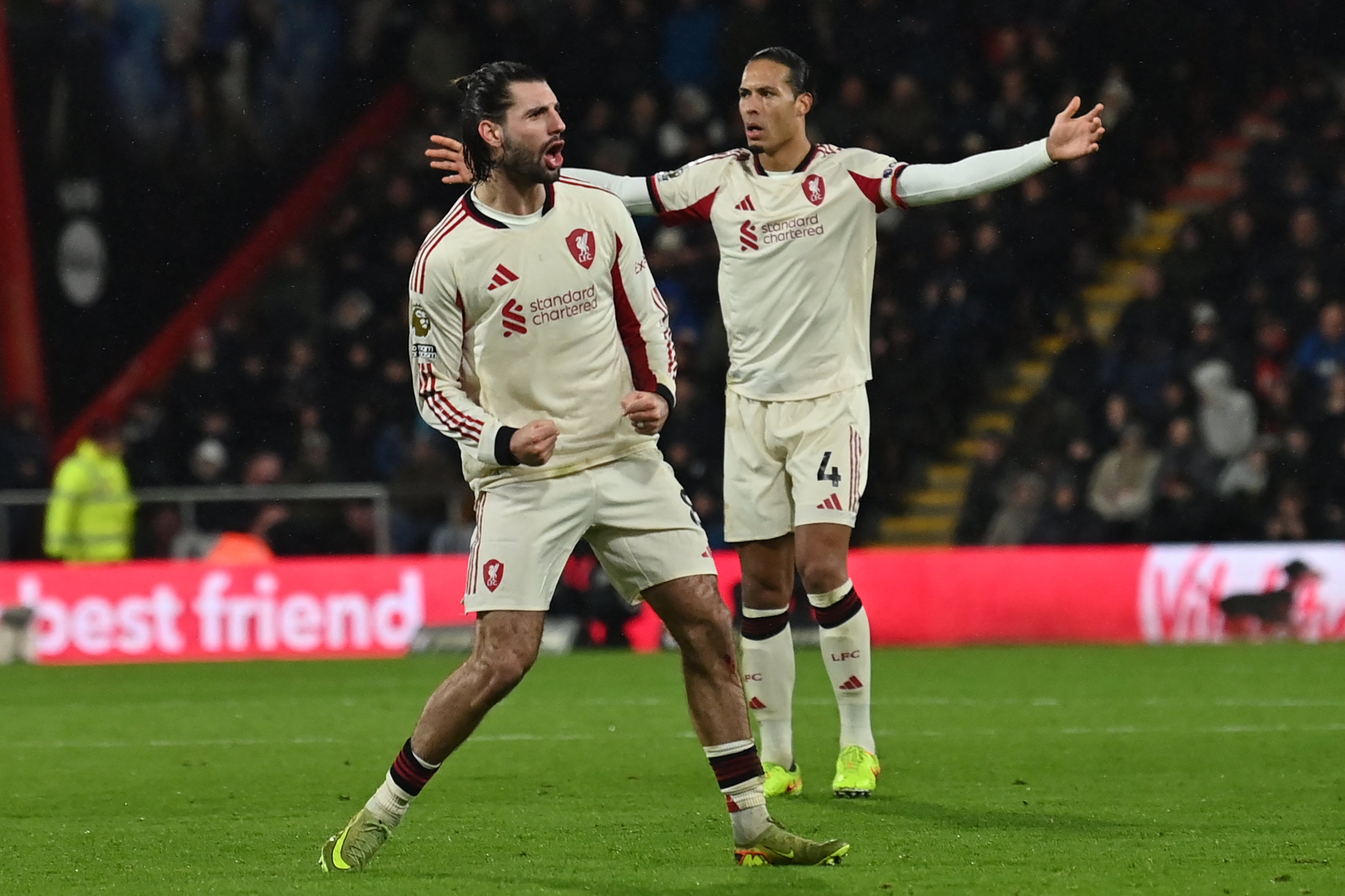 Dominik Szoboszlai pensó que había salvado al menos un punto para el Liverpool