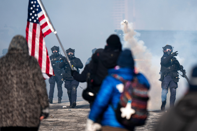 <p>DHS Assistant Secretary Tricia McLaughlin claimed Saturday that a Homeland Security agent will lose his finger after a Minneapolis protester allegedly bit it off</p>