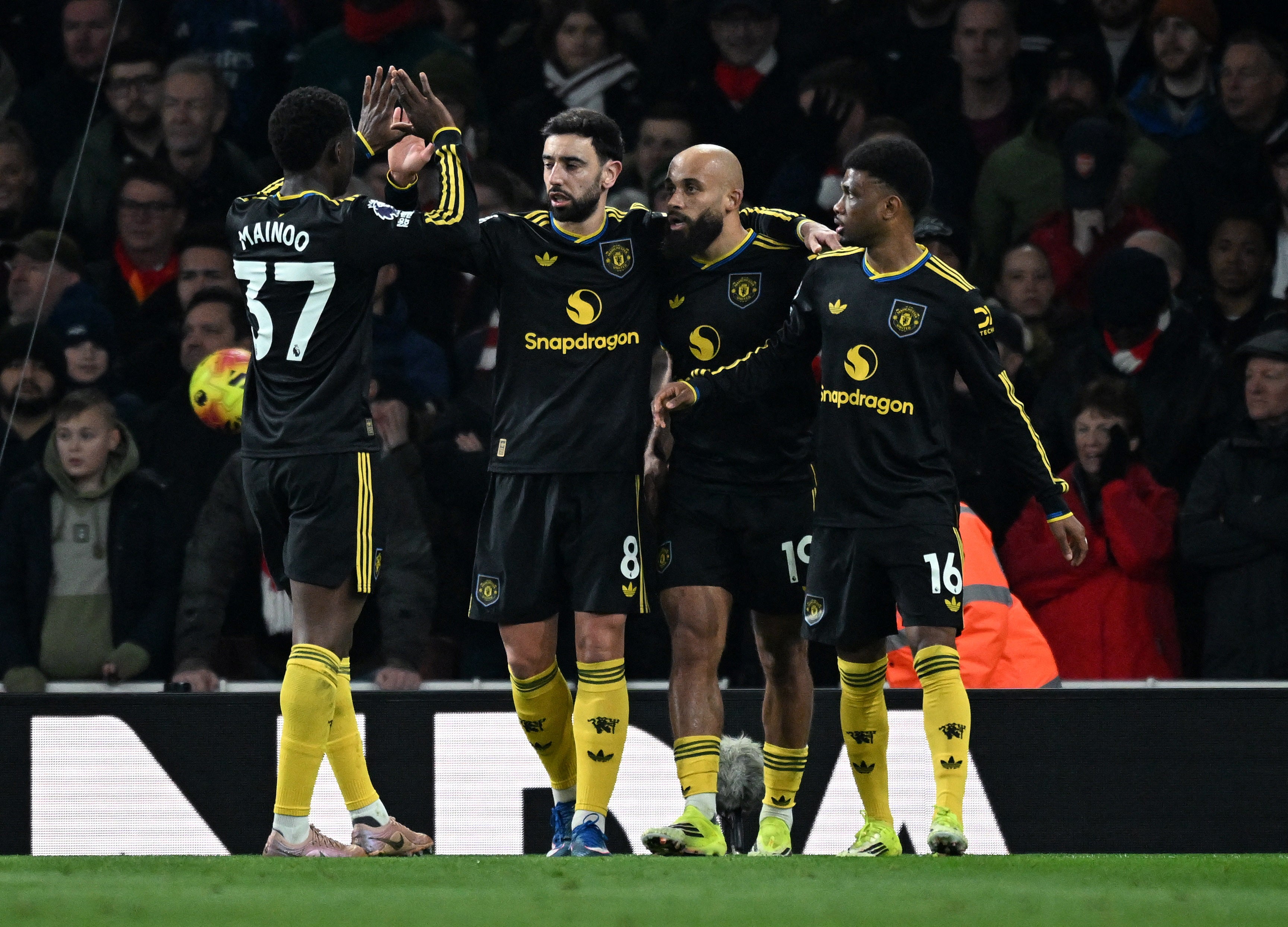 United rose to fourth in the Premier League with their win at the Emirates