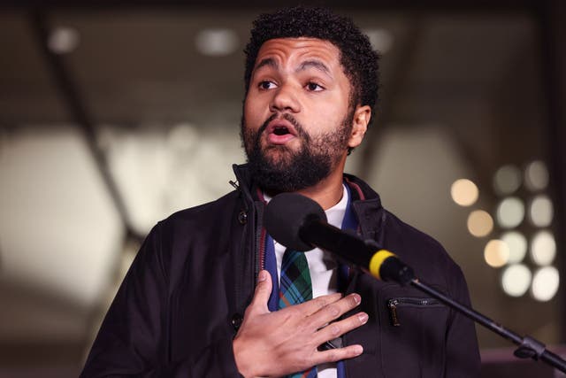 <p>Rep. Frost said the suspect ‘told me that Trump was going to deport me before he punched me in the face’</p>