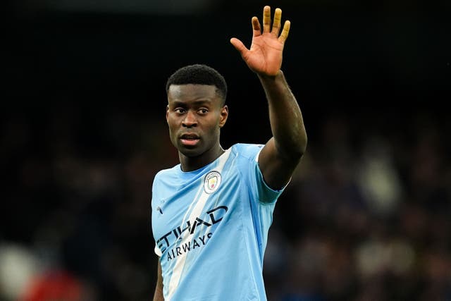 <p>Marc Guehi joined Man City last month (Martin Rickett/PA)</p>