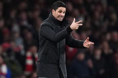 Mikel Arteta accepts Arsenal must show mental strength on pitch after shock loss