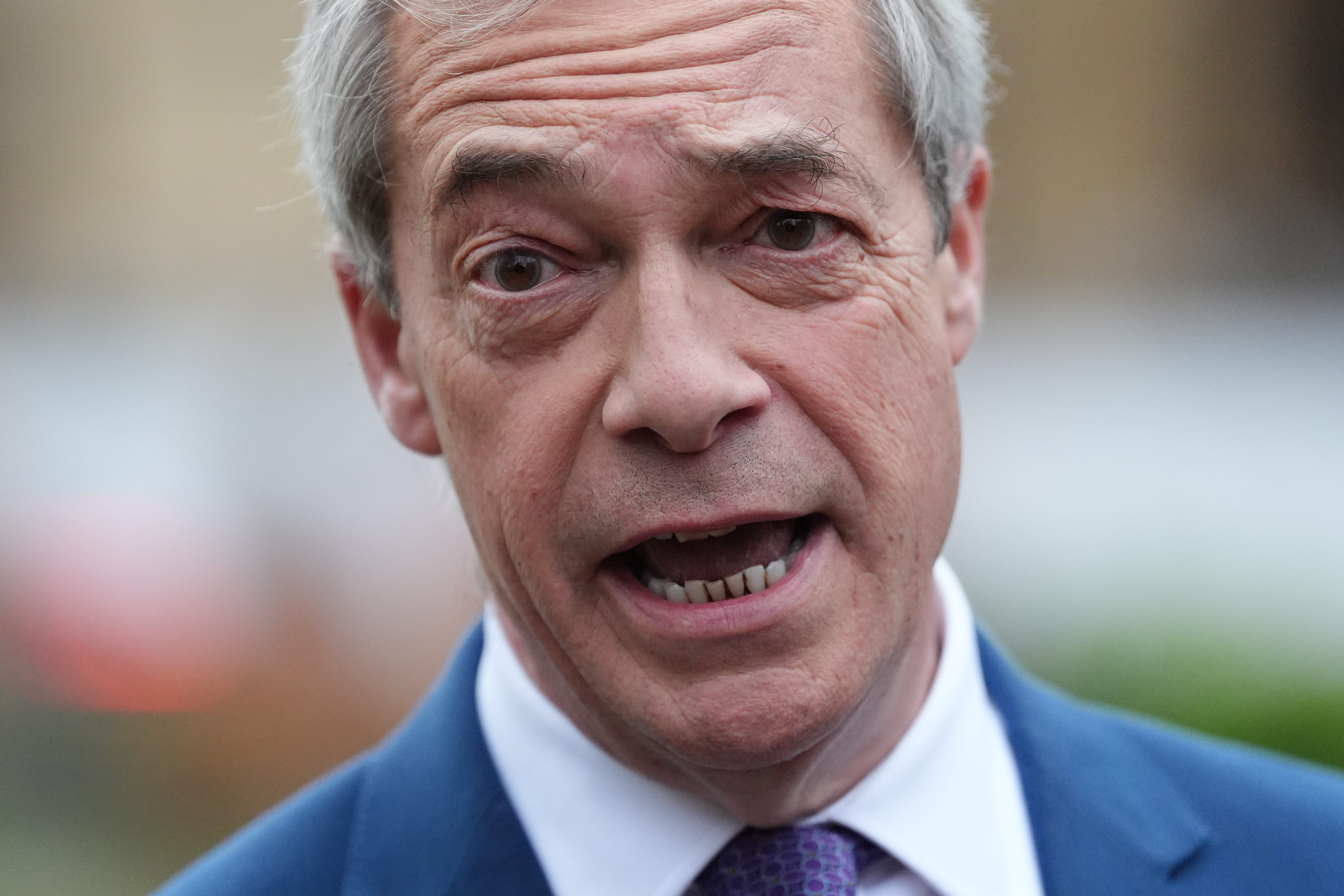 Reform UK leader Nigel Farage will promise to end any ongoing prosecutions of British veterans for their roles in Northern Ireland (Jonathan Brady/PA)