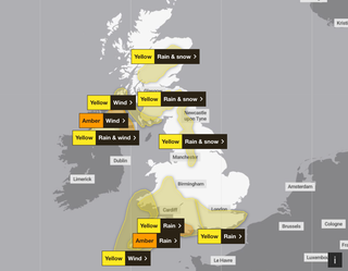 Storm Chandra to hit UK with snow and 80mph winds as Met Office issue ...