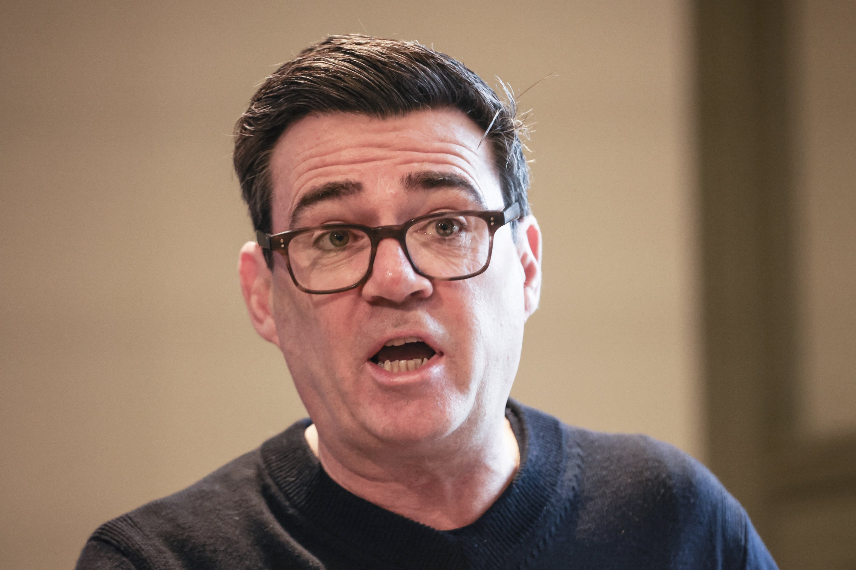 Andy Burnham returned to his mayoral duties on Monday