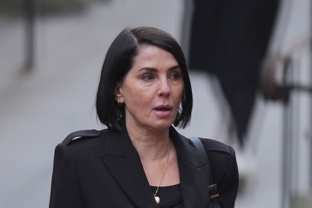 <p>Sadie Frost arrives the Royal Courts Of Justice, central London ahead of giving evidence on Monday (Yui Mok/PA)</p>