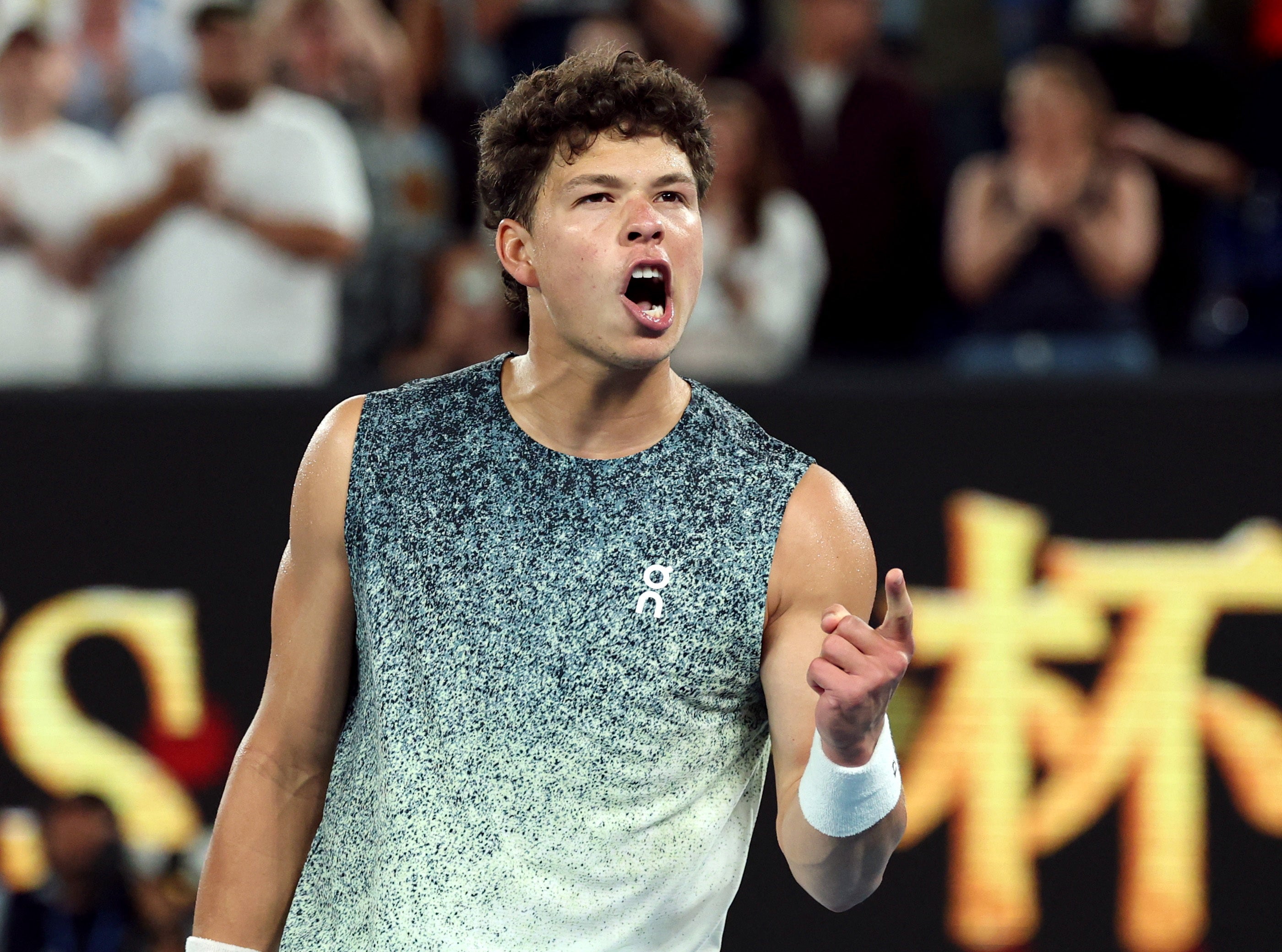 Ben Shelton will play Jannik Sinner in the Australian Open quarter-finals