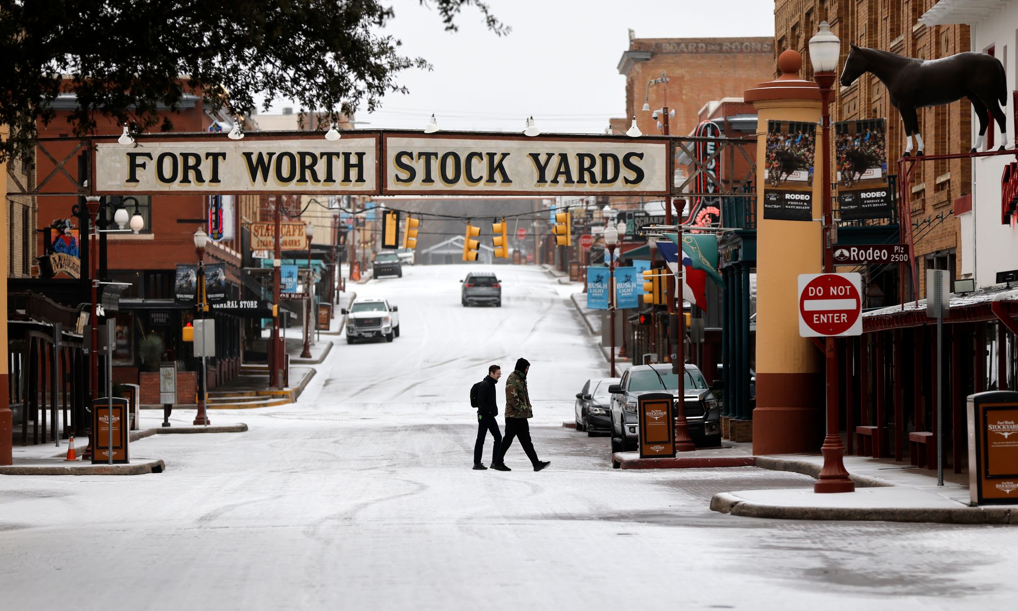 A 16-year-old girl was killed and another teen was injured in a sledding accident in Texas this weekend, as the region was hit by a chilly winter storm that left up to five inches of snow and sleet in some regions