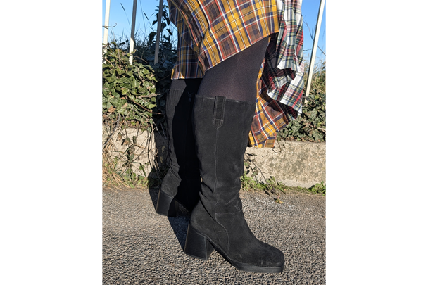 best boots for wide calves indybest review Simply Be suede platform boot