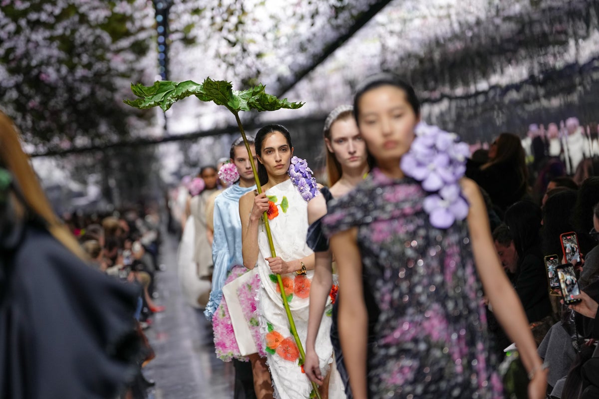 Jonathan Anderson revives haute couture at Dior with nature-inspired designs