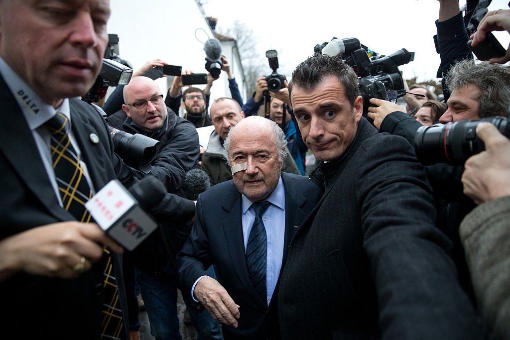 Sepp Blatter posted on social media in support of a lawyer who has suggested fans avoid the World Cup