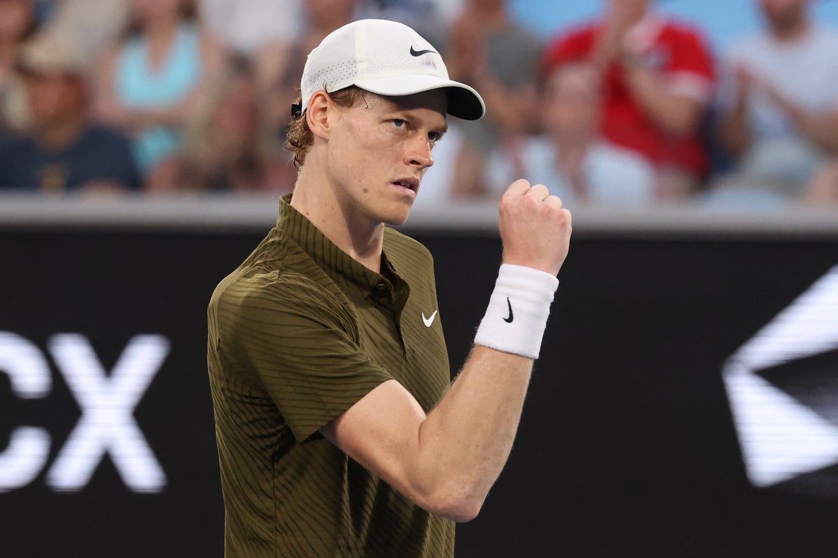 Australian Open live: Sinner set for quarter-final rematch after ‘difficult’ test