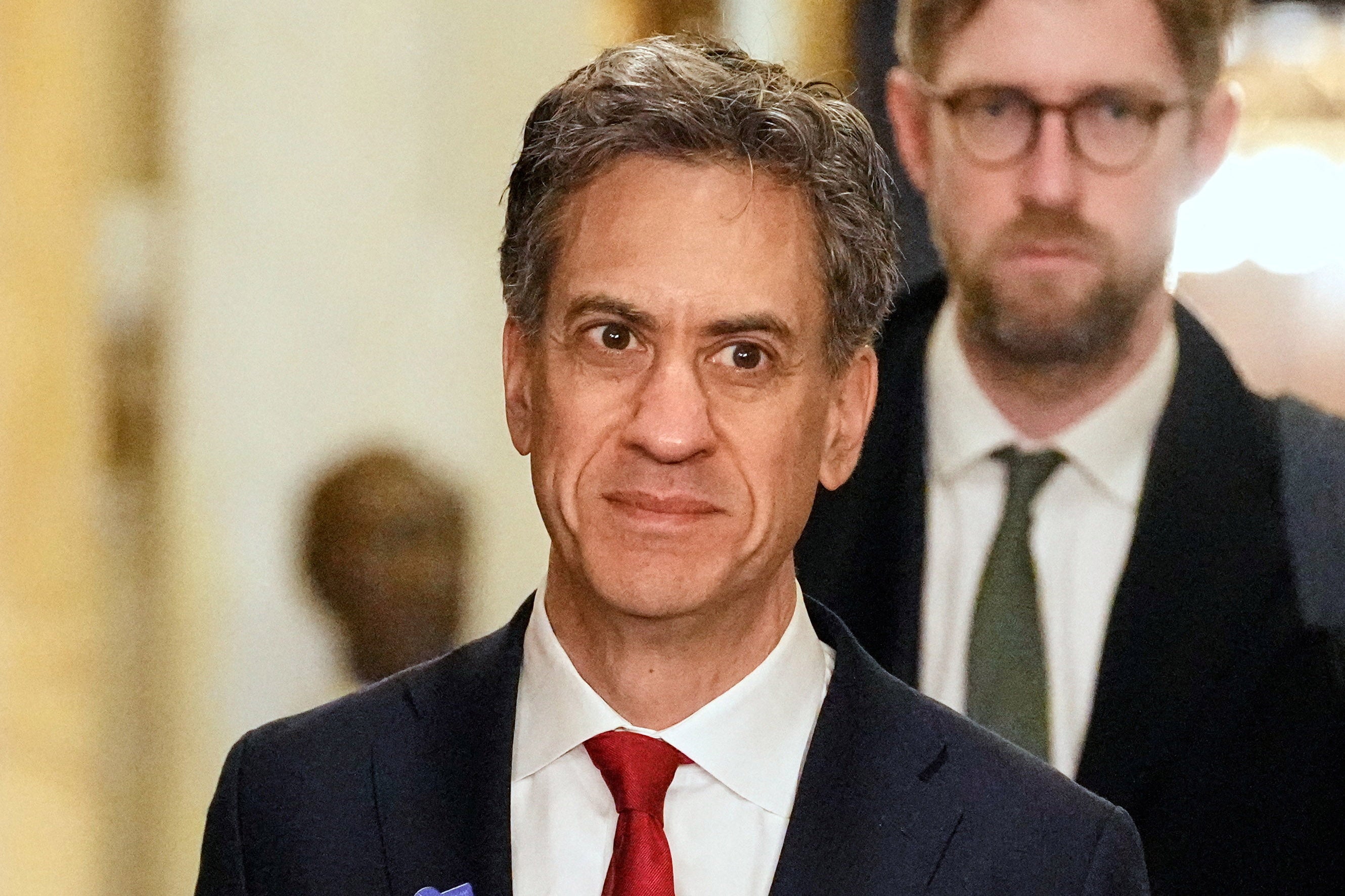 O secretário de Energia, Ed Miliband, disse: 