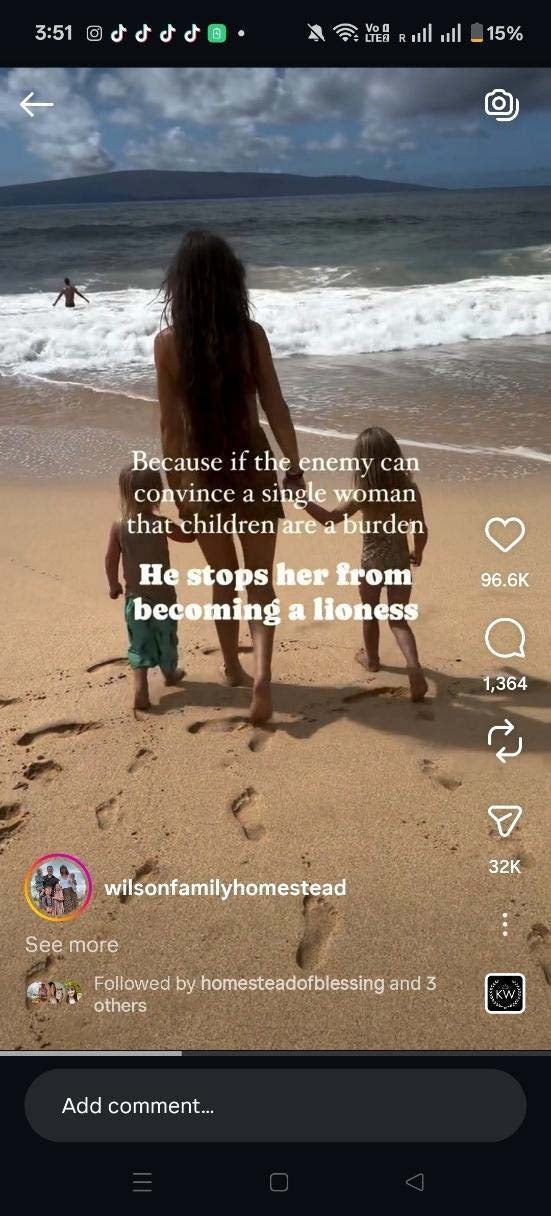 Screenshot of Jasmedinis’s Instagram reel