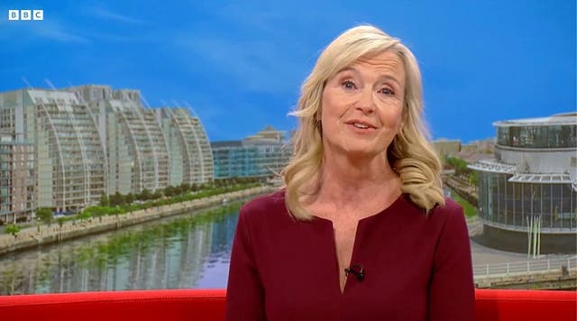 <p>Presenter Carol Kirkwood, who is 63,  sparked speculation with her resignation after more than two decades that she was being forced out to make way for younger talent</p>
