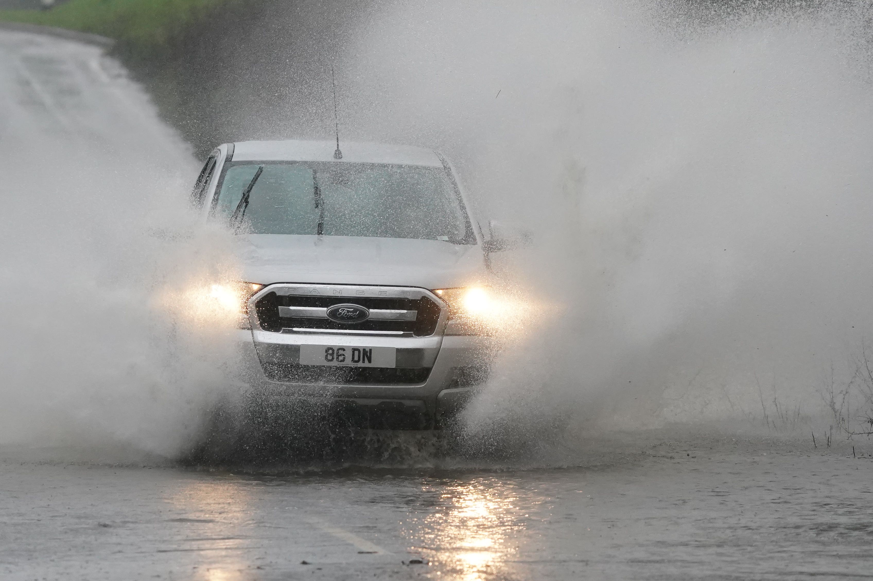 Storm Chandra is bringing heavy rain and strong winds across Britain (Gareth Fuller/PA)