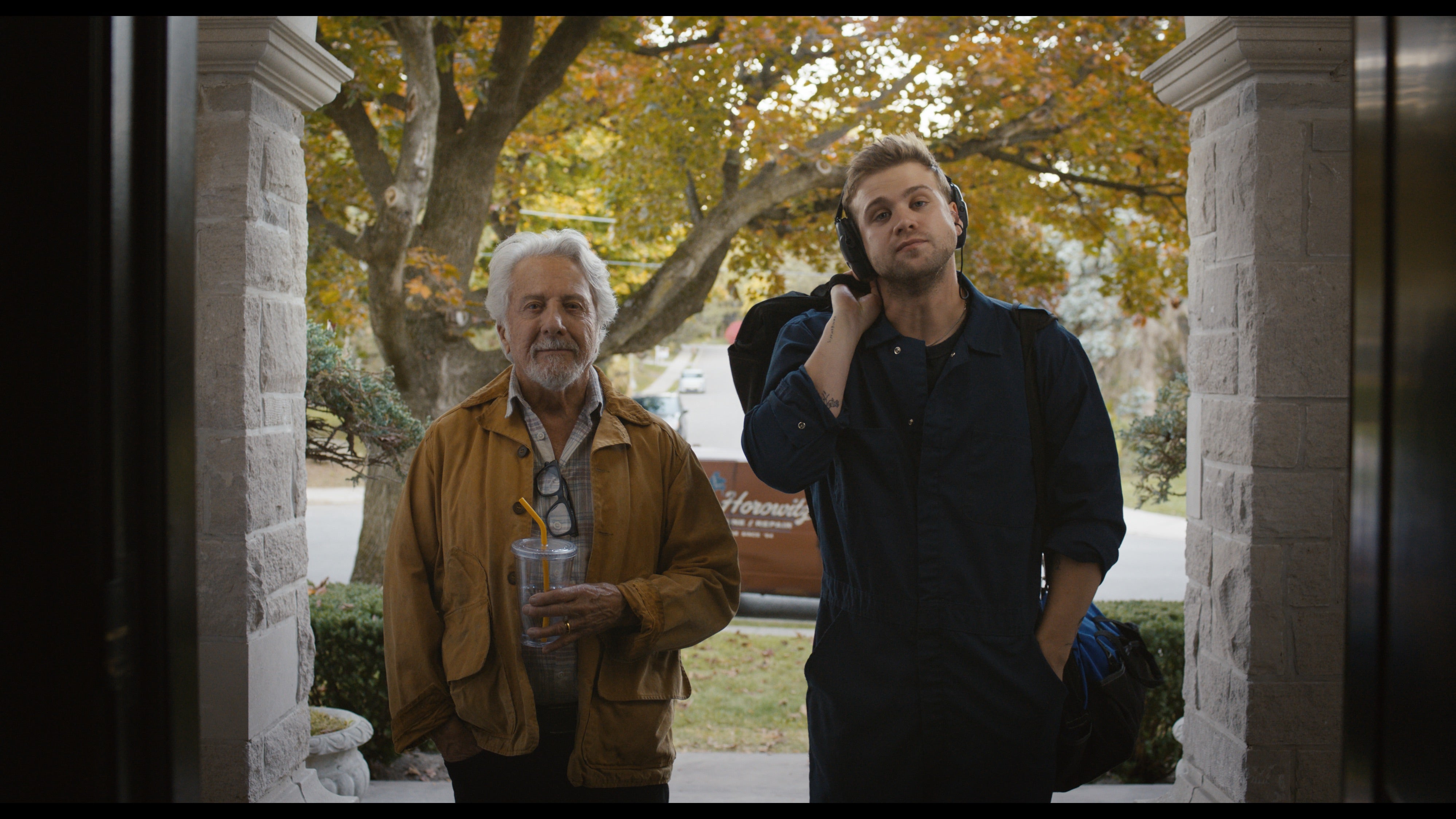 <p>Dustin Hoffman and Leo Woodall in ‘Tuner’</p>