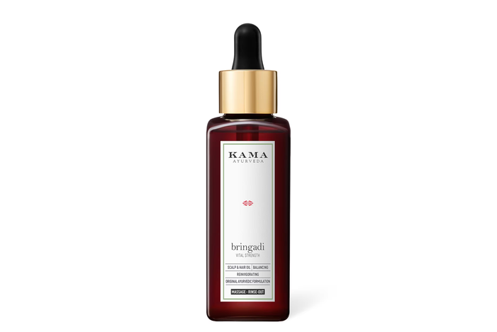 best hair oil Kama Ayurveda bringadi scalp and hair oil indybest